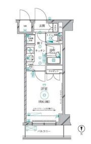 クレイシア蒲田の間取り画像