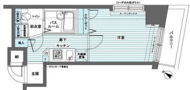 トーシンフェニックス日本橋蛎殻町弐番館の間取り画像