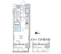 パークアクシス東高円寺の間取り画像