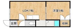 コーポスターライトBの間取り画像