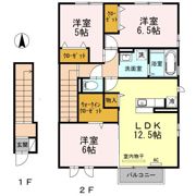 レジデンス モネ A棟の間取り画像