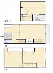 皆実町借家2の間取り画像