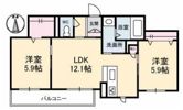 シャーメゾン多肥下町の間取り画像