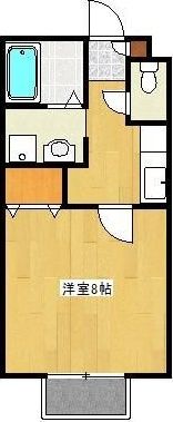 クロノス21御領Bの間取り画像