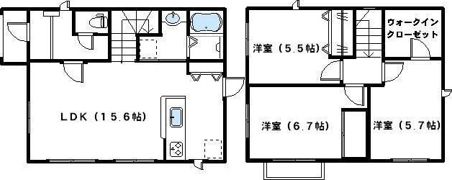 エセナ番町Bの間取り画像