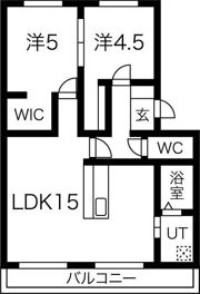 寺島レジデンスの間取り画像