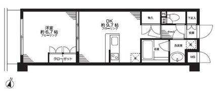 キャッスルシティ江古田の間取り画像
