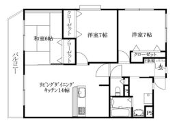シャティーヌ道後の間取り画像