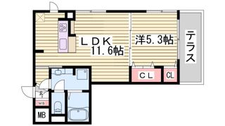 グランクレール兵庫町の間取り画像
