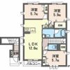 ドゥ ラ レーヌ Fの間取り画像
