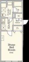 AGRCES北新宿Ⅱの間取り画像