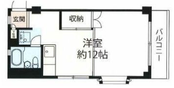 メゾン第2SFビル・ウダガワの間取り画像