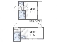 レオパレス白山第2の間取り画像