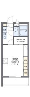 レオパレスリベェールの間取り画像