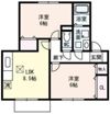 レークタウン D棟 Dの間取り画像