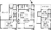 上目黒4丁目戸建住宅の間取り画像
