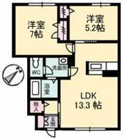 パークロッジの間取り画像