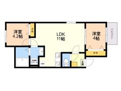 ma cherie R南福岡の間取り画像