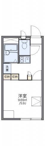 レオパレスチェリーブロッサムの間取り画像