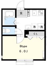 ベルンハルト谷津の間取り画像