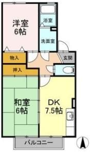 エスポワールマキの間取り画像