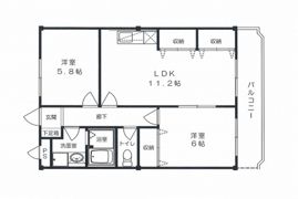 コンフォート22の間取り画像