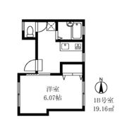 スリーベルマンションⅢの間取り画像