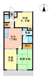 コンフォール壱番館の間取り画像