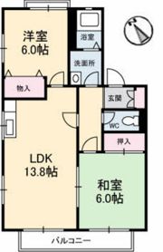 ボービラージュ中山台 A棟の間取り画像