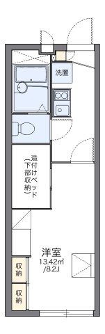 レオパレスレスポワールの間取り画像