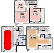 清滝 戸建ての間取り画像