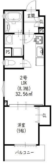 クリエオーレ牧野本町の間取り画像