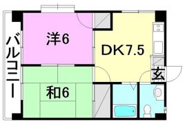 メゾンしんわの間取り画像