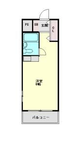 ダイドーメゾン芦屋の間取り画像