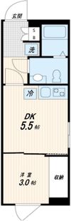 Fullea神楽坂の間取り画像