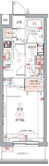 クレヴィスタ中板橋Ⅱの間取り画像