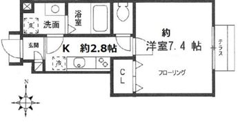 ベルコート朝霞の間取り画像