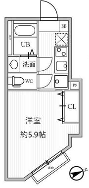 T’s Cuore MUSE 東長崎の間取り画像