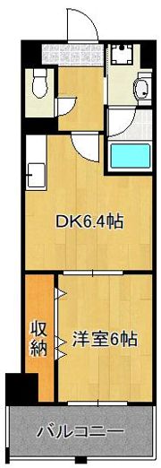 コンフォートスクエア安部山の間取り画像