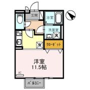 モナリエコート Ⅰの間取り画像