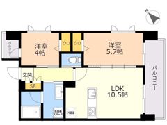 Gloria Terrace Duoの間取り画像
