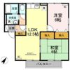 エスポワール三柳B棟の間取り画像