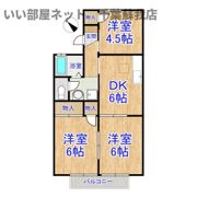 ハイツカメリヤの間取り画像
