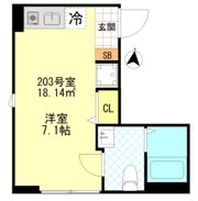 FERIO三河島の間取り画像
