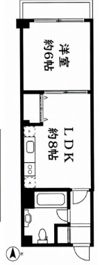 常緑ハイツの間取り画像