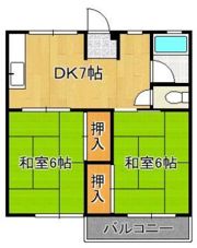 オアシス大谷の間取り画像