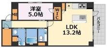 リンクハウス心斎橋の間取り画像