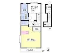 カサエスペランサBの間取り画像
