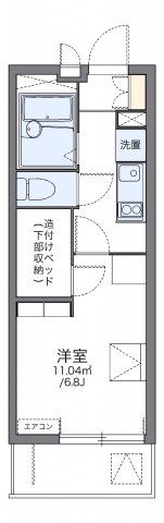 レオパレスフォレスタ磯子の間取り画像
