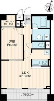 PALWISH弘明寺の間取り画像